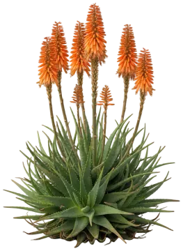 Aloe cut-out illustration