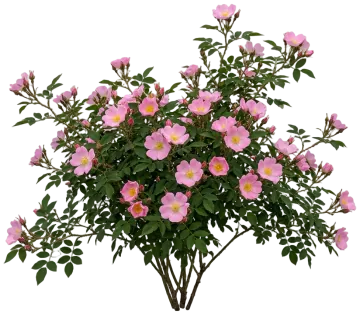 Carolina Rose cut-out illustration