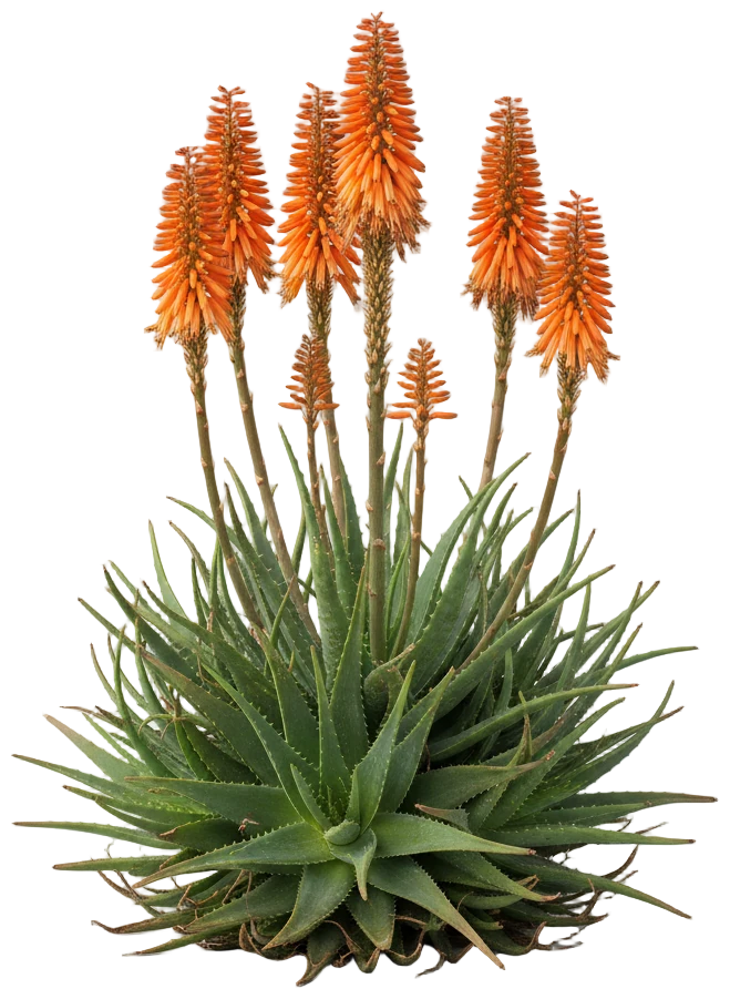 Aloe cut-out illustration