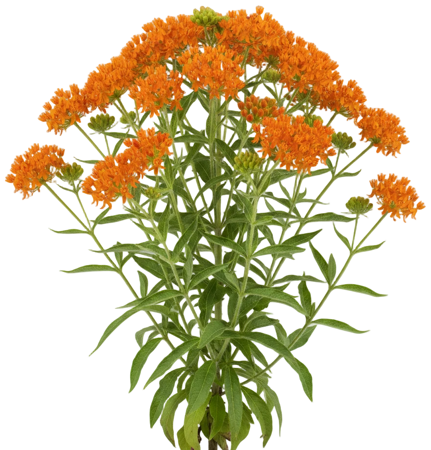 Butterfly Weed cut-out illustration