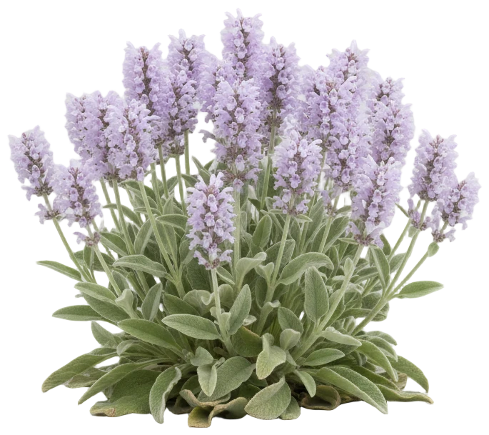 Lamb's Ear cut-out illustration