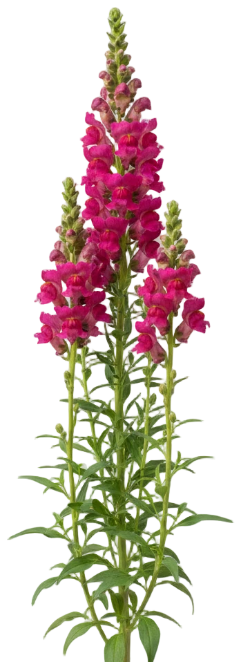 Snapdragon cut-out illustration