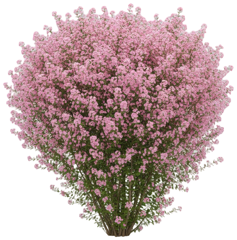 Spirea cut-out illustration