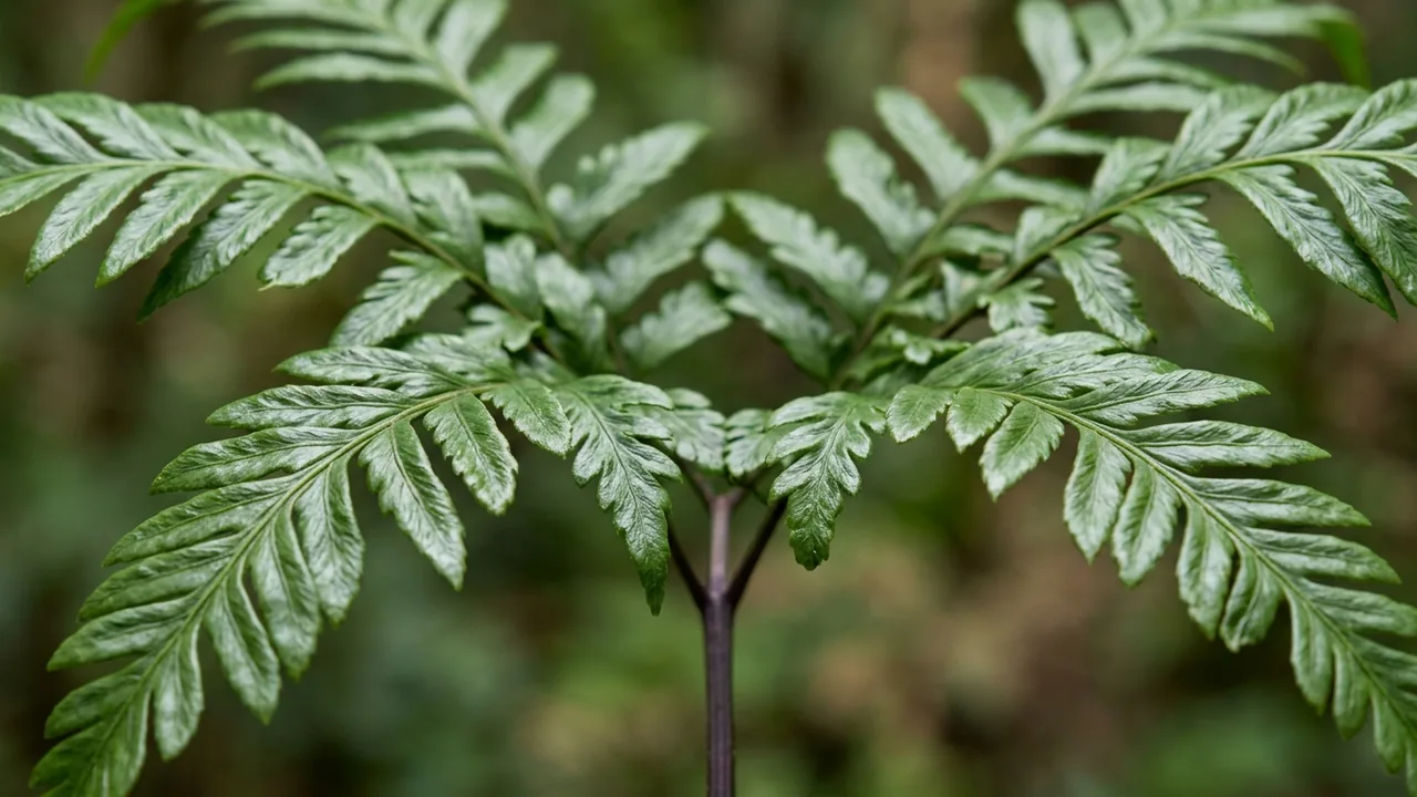 Austral Gem Fern (Asplenium 'Austral Gem') - foliage plant, illustrated plant card
