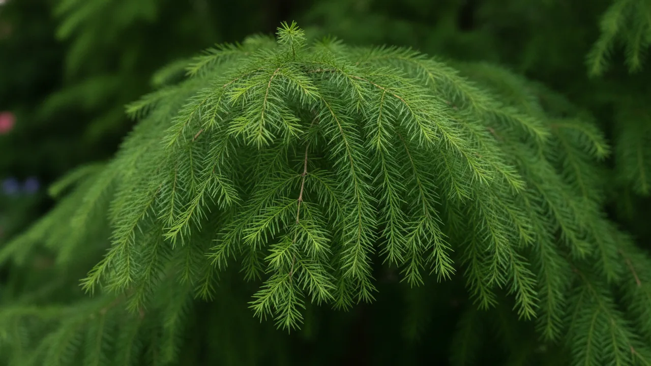 Falling Waters (Taxodium distichum 'Falling Waters') - foliage plant, illustrated plant card