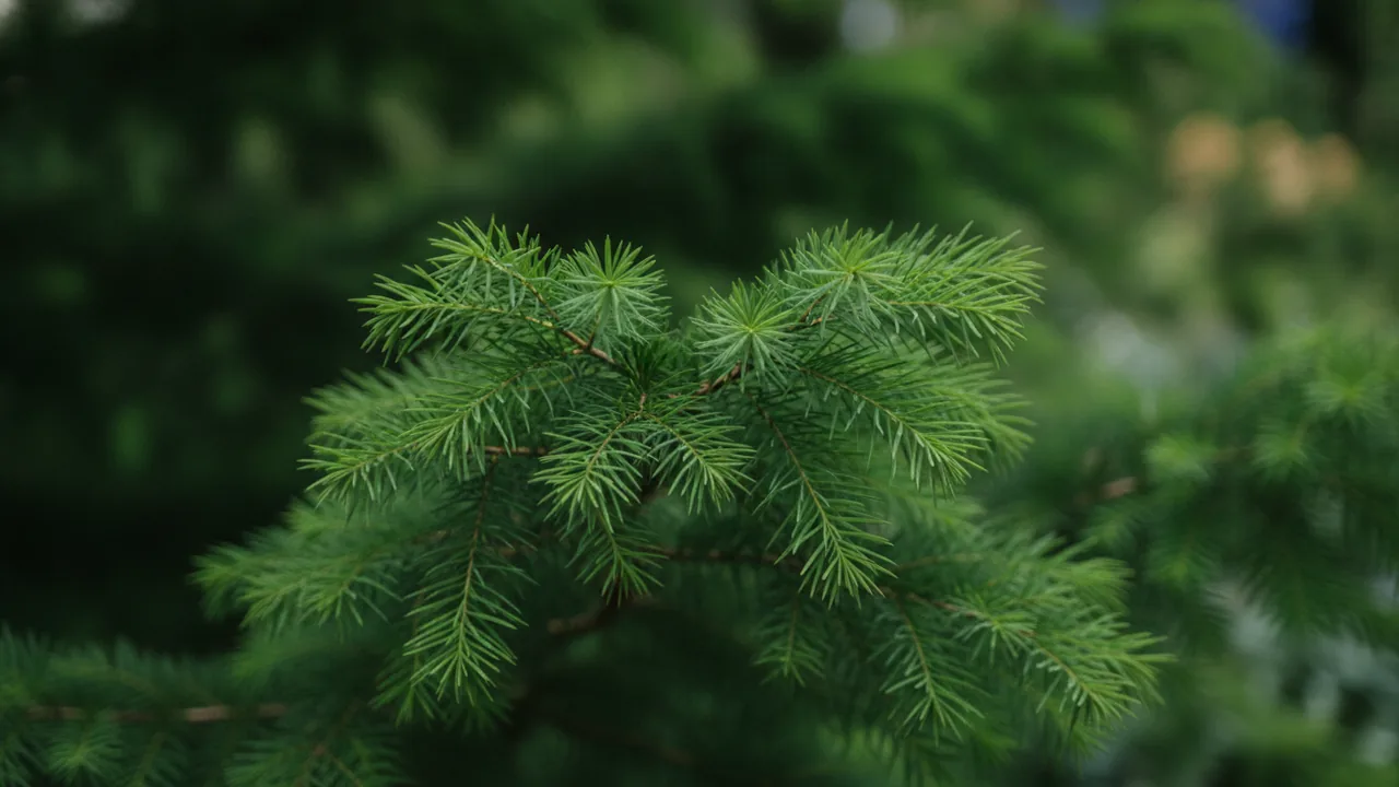 Bald Cypress (Taxodium distichum) - foliage plant, illustrated plant card