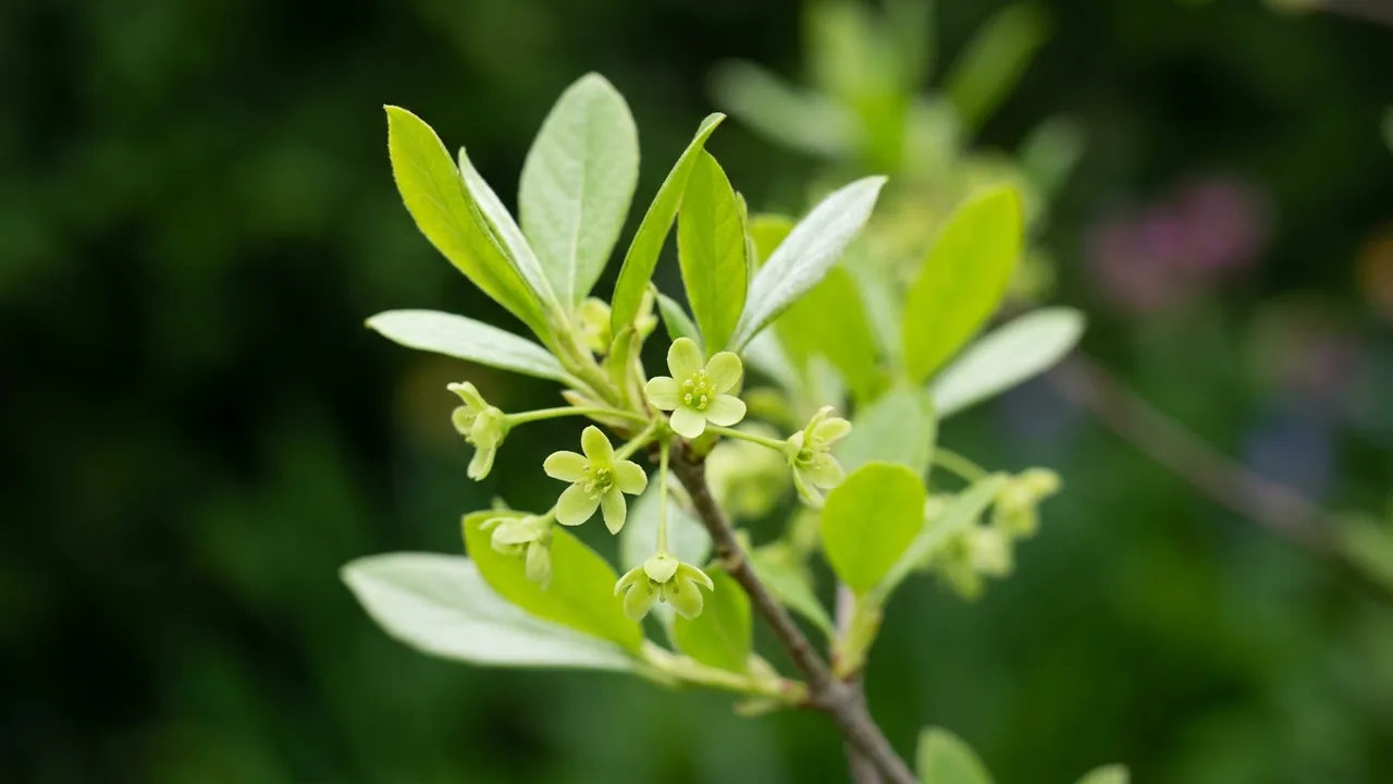 Black Gum (Nyssa sylvatica) - foliage plant, illustrated plant card