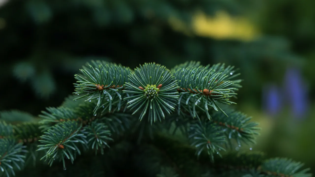 Fat Albert (Picea pungens 'Fat Albert') - foliage plant, illustrated plant card