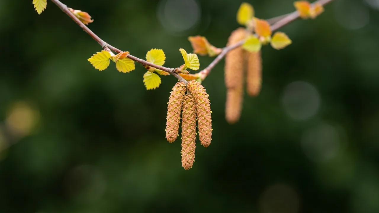Cesky Gold Dwarf Birch (Betula × plettkei 'Golden Treasure') - foliage plant, illustrated plant card