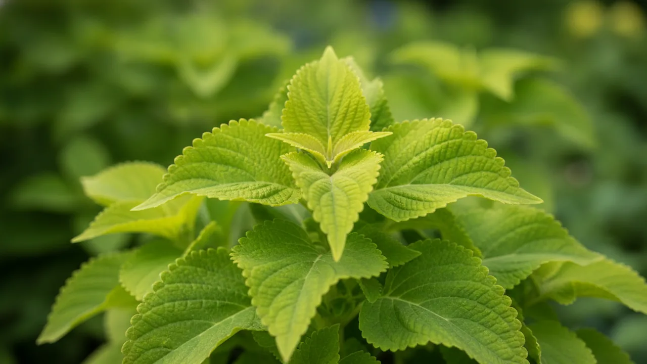 Lime Time (Coleus 'ColorBlaze Lime Time') - foliage plant, illustrated plant card