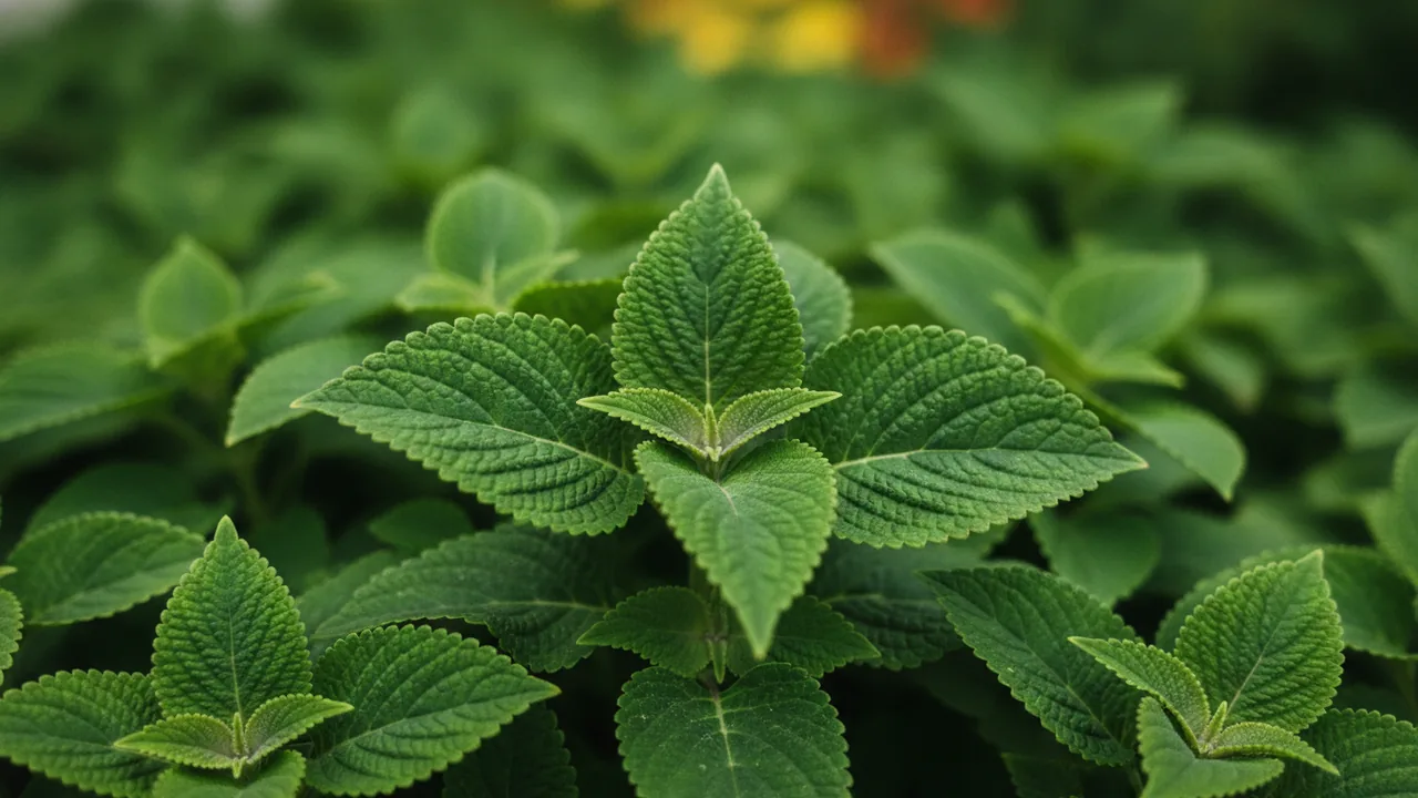 Pineapple (Coleus 'Pineapple') - foliage plant, illustrated plant card
