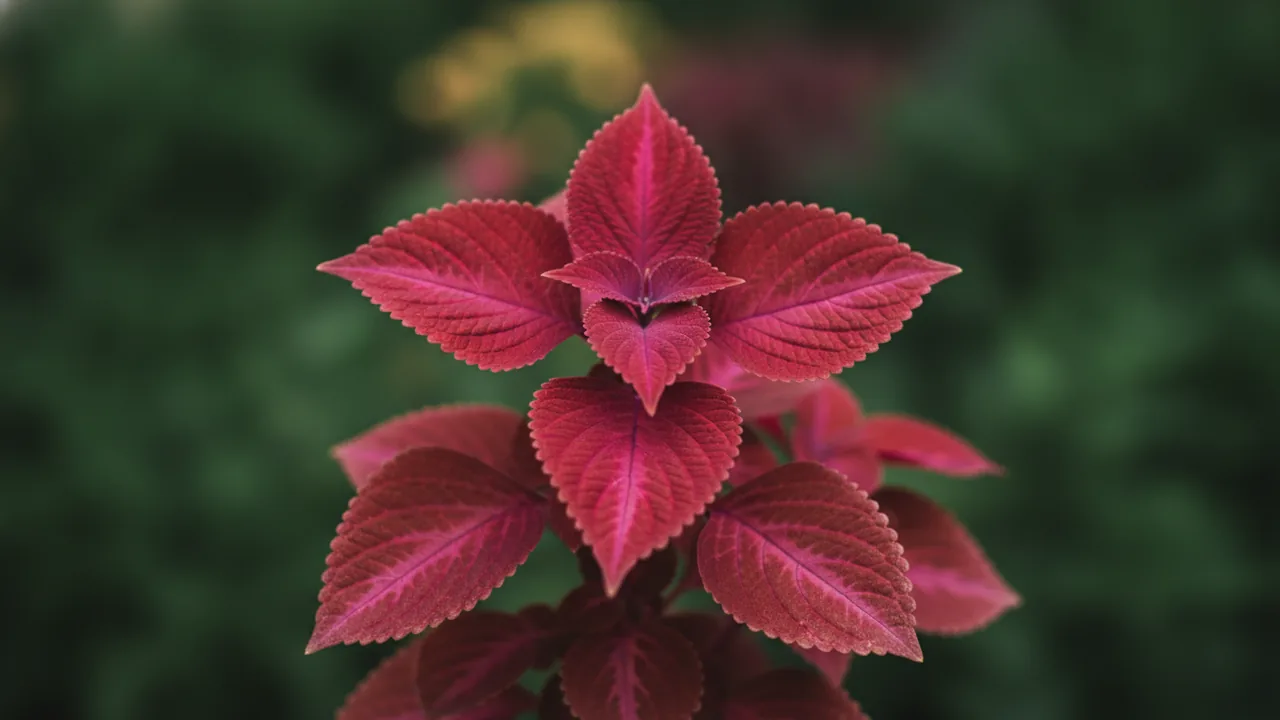 Watermelon (Coleus 'Versa Watermelon') - foliage plant, illustrated plant card