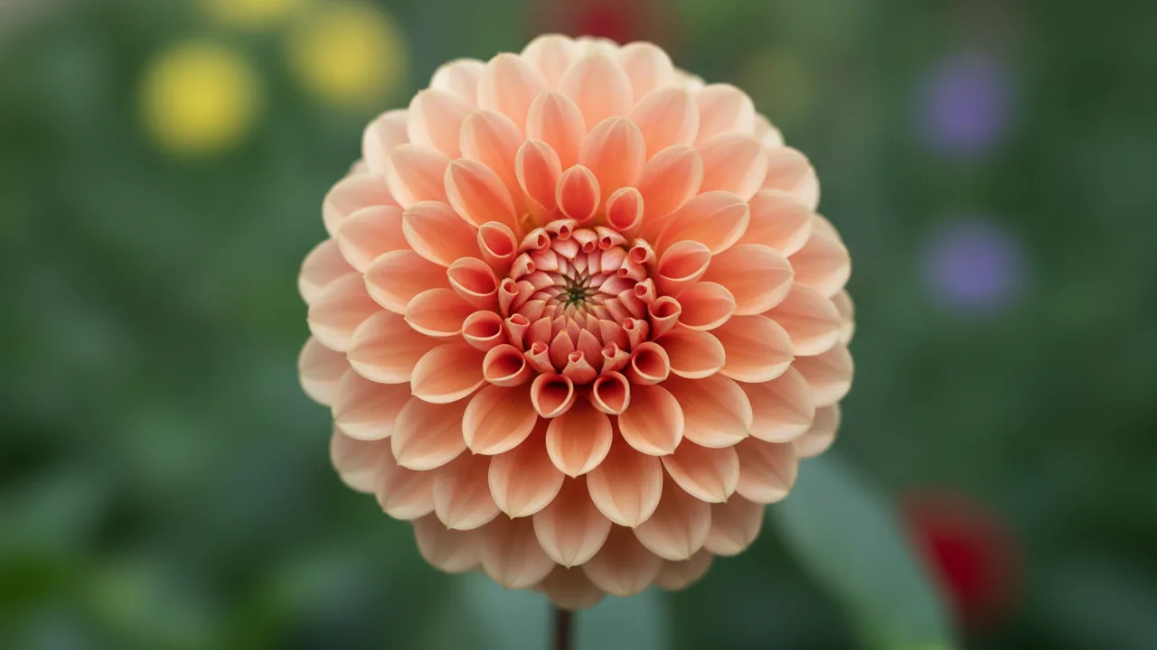 Café au Lait (Dahlia 'Café au Lait') - pink flowers, illustrated plant card