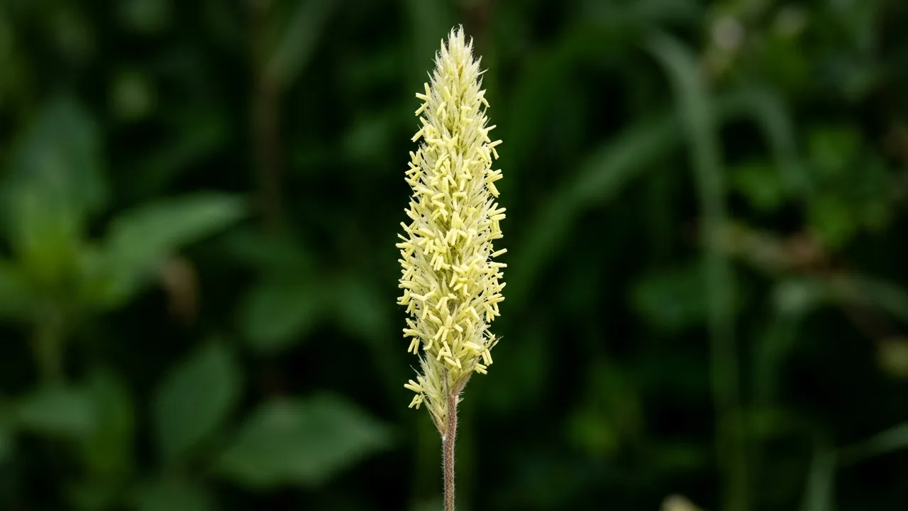 Deergrass (Muhlenbergia rigens) - purple flowers, illustrated plant card