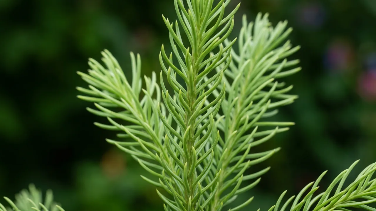 Dragon Prince Cryptomeria (Cryptomeria japonica 'Spg-3-014') - foliage plant, illustrated plant card