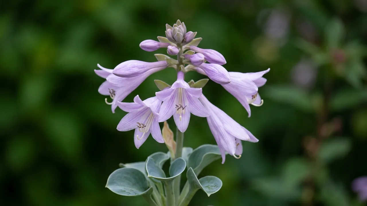 Blue Mouse Ears Hosta (Hosta 'Blue Mouse Ears') - foliage plant, illustrated plant card
