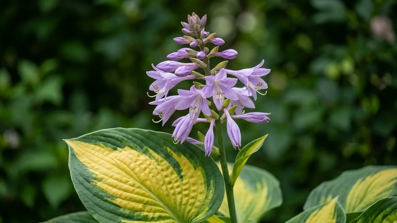 Captain Kirk Hosta (Hosta 'Captain Kirk') - foliage plant, illustrated plant card
