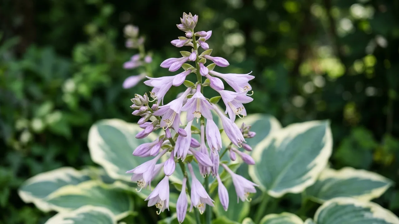 Earth Angel Hosta (Hosta 'Earth Angel') - foliage plant, illustrated plant card