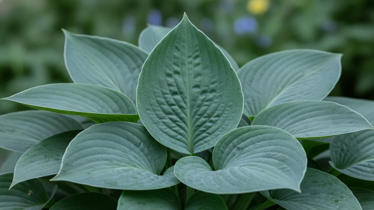 Halcyon (Hosta 'Halcyon') - foliage plant, illustrated plant card