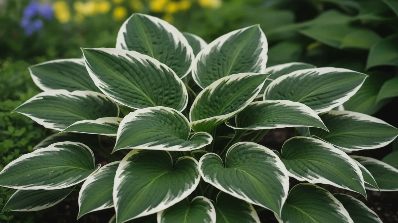 Minuteman (Hosta 'Minuteman') - foliage plant, illustrated plant card