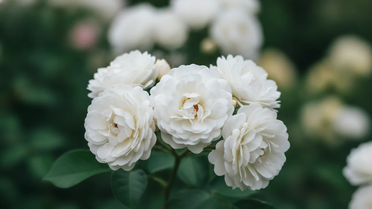 Iceberg in bloom, illustrated plant card