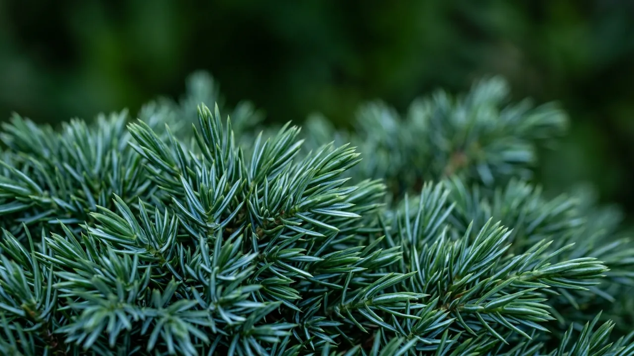 Alpine Carpet Juniper (Juniperus communis 'Mondap') - foliage plant, illustrated plant card