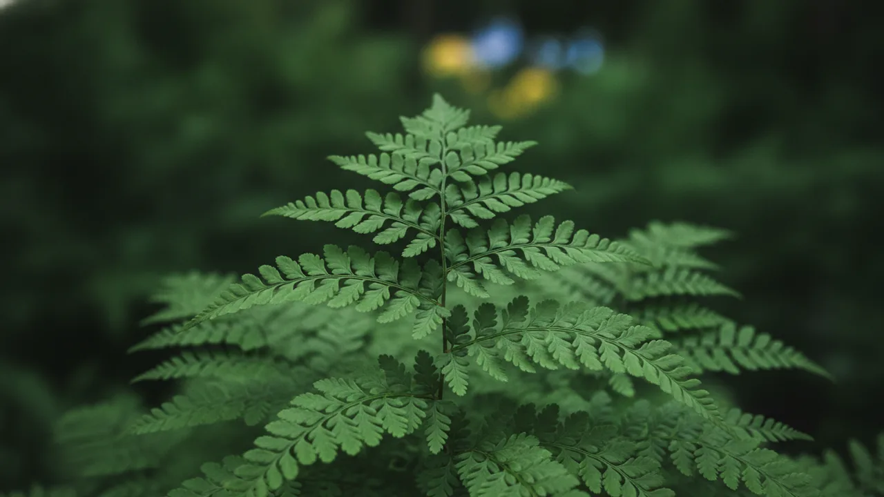 Maidenhair Fern (Adiantum) - foliage plant, illustrated plant card