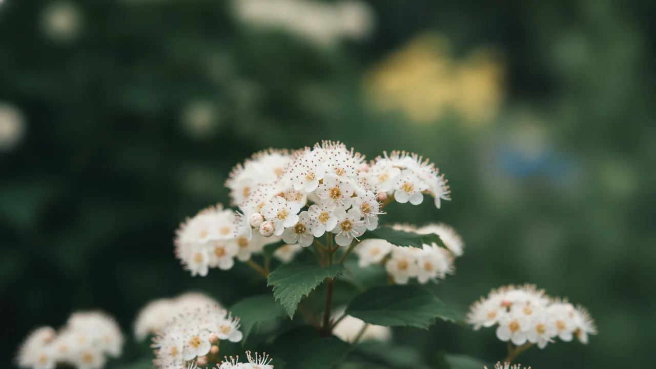 Little Devil (Physocarpus opulifolius 'Donna May') - foliage plant, illustrated plant card