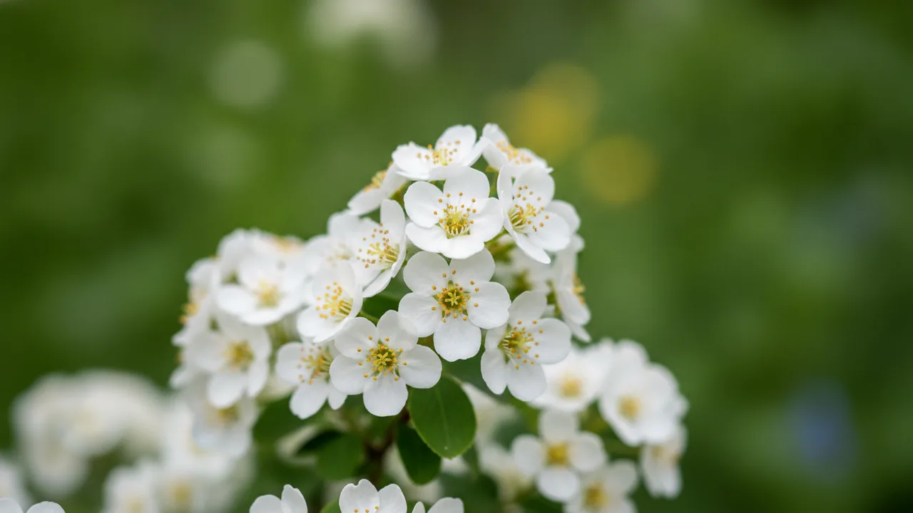 Regent Serviceberry (Amelanchier alnifolia 'Regent') - white flowers, illustrated plant card