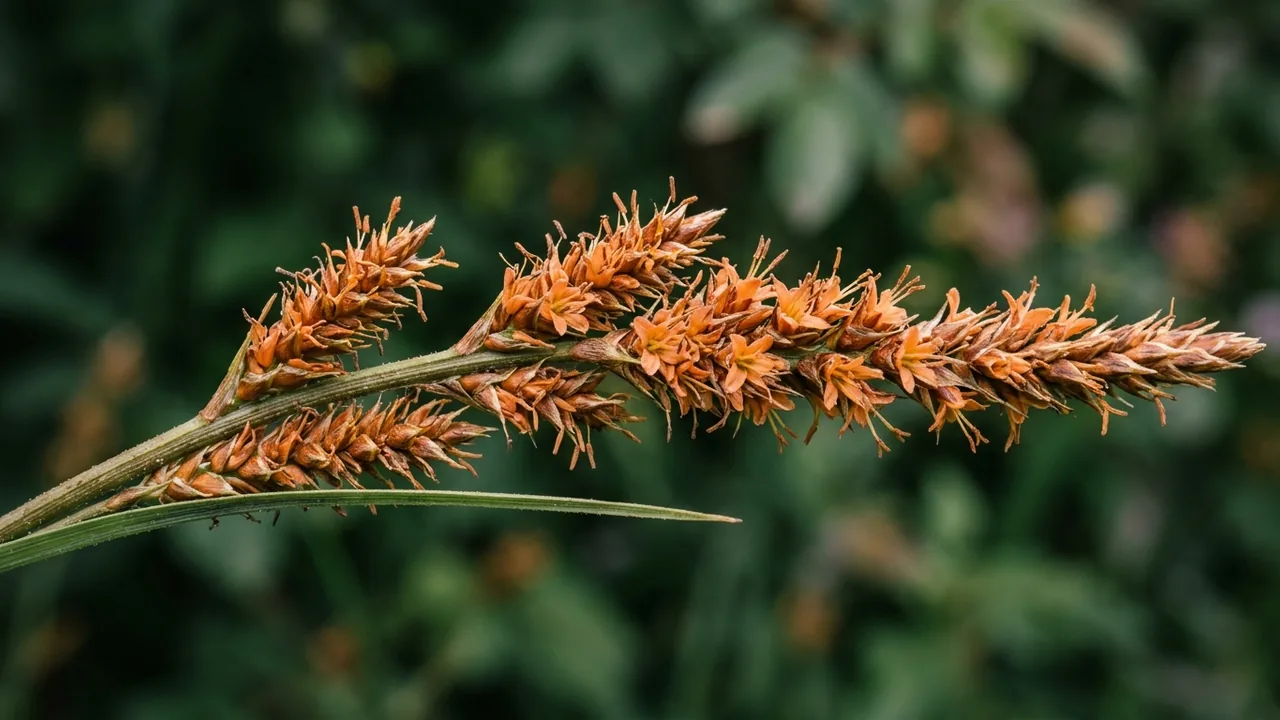 California Meadow Sedge (Carex pansa) - foliage plant, illustrated plant card