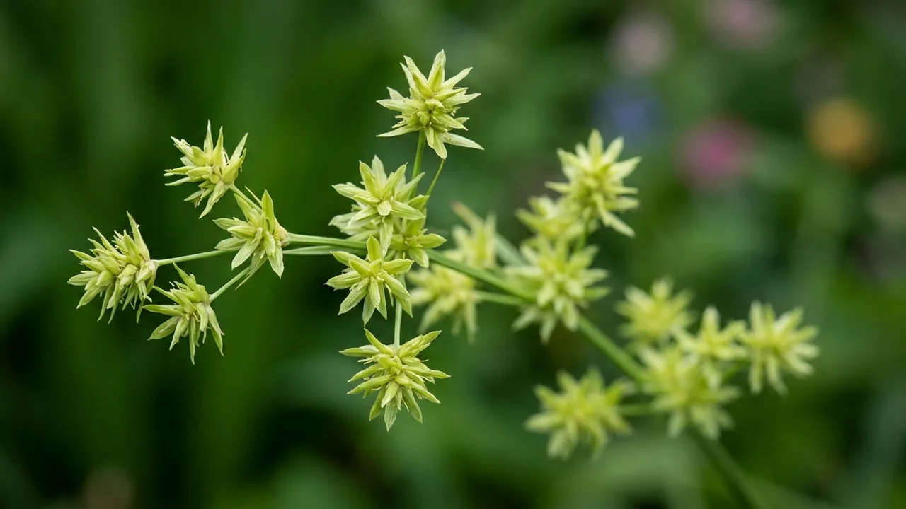 Eastern Star Sedge (Carex radiata) - foliage plant, illustrated plant card
