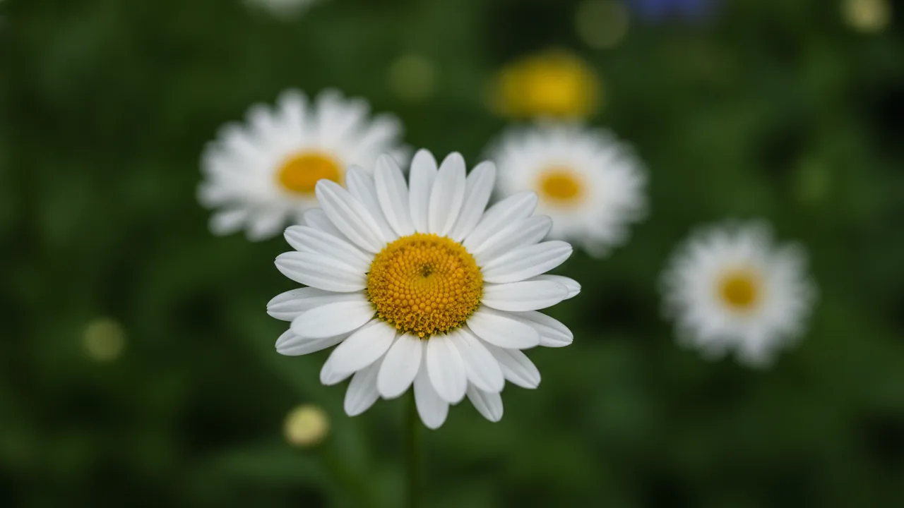 Alaska (Leucanthemum × superbum 'Alaska') - white flowers, illustrated plant card