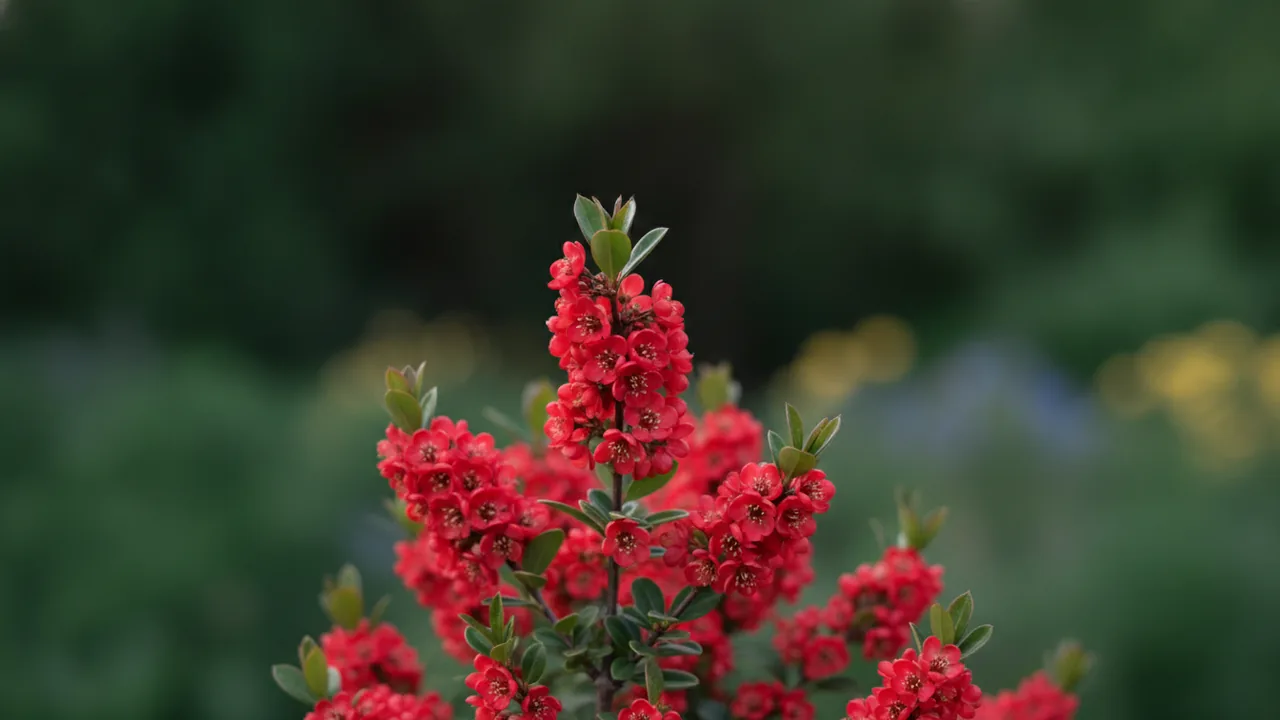 Berry Poppins (Ilex verticillata 'FarrowBPop') - red flowers, illustrated plant card